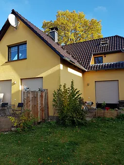 Hinteransicht, Balkon der Ferienwohnung
