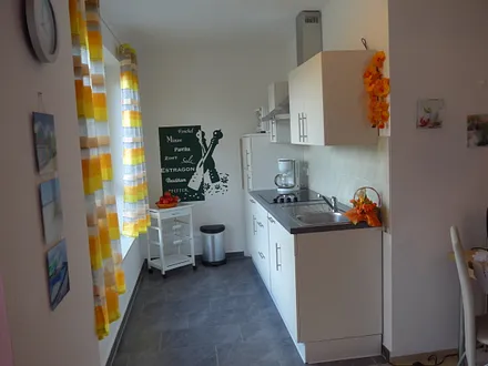 offene Küche zum Wohnzimmer