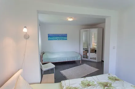 Schlafbereich Doppel- und Einzelbett