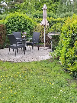 Sitzecke im Garten
