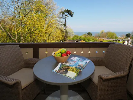 Balkon mit Seeblick