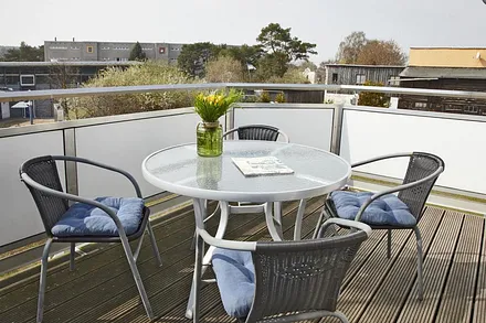 großzügiger Balkon