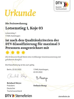 DTV-Klassifizierung gültig bis 2025