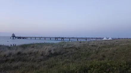 Seebrücke mit Tauchglocke