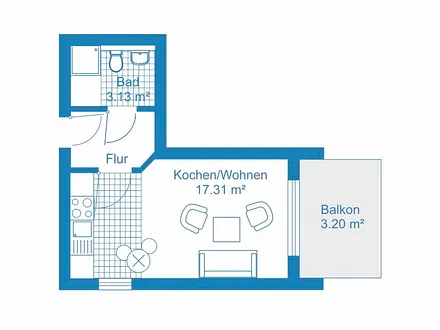 Grundriss Ferienwohnung