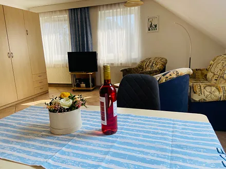 Essbereich und Wohnbereich