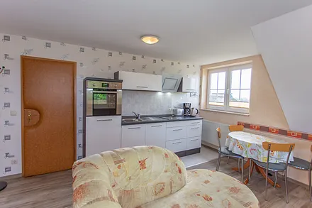 Küche und Essbereich