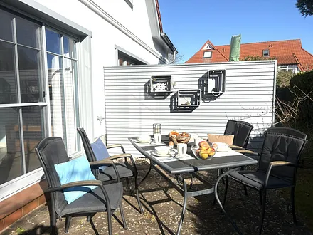 Eigene Terrasse in Südostausrichtung