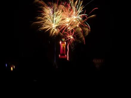 Turmleuchten Neujahr Warnemünde