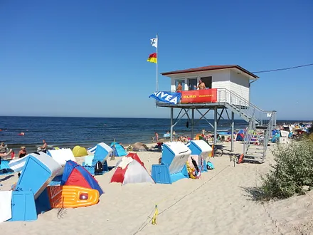 Haupteingang Strand Seebad Zempin