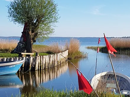 Zempiner Fischerhafen am Achterwasser