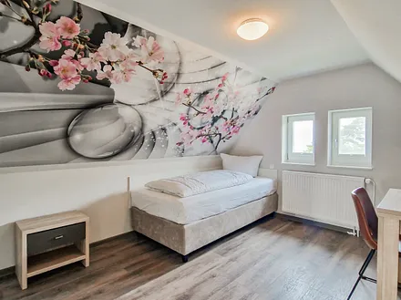 Schlafen 4 mit Einzelbett