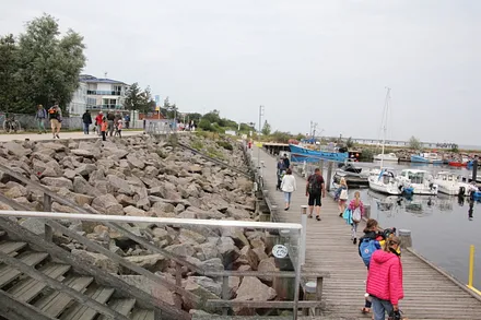 Kühlungsborner Yachthafen (ca. 4 km von unserer Wohnung entfernt)