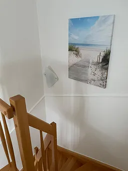 Treppe hinunter zum Erdgeschoss