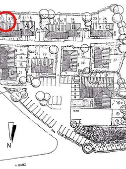 Lage der Ferienwohnung im Ferienpark Gustow: