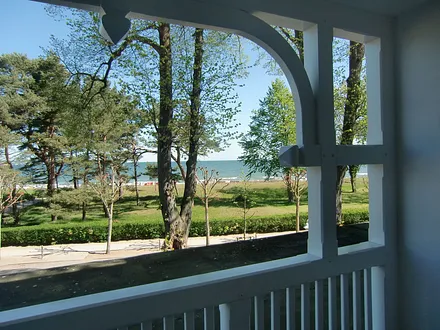 Blick vom Balkon ...