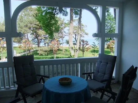 ... und wieder auf den Balkon