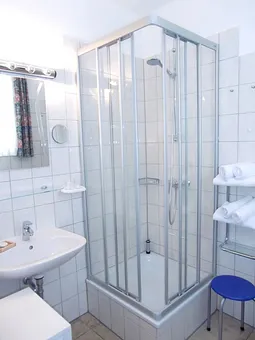 Bad, Echtglas-Duschkabine