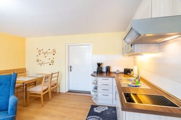 Wohnzimmer mit Küchenzeile