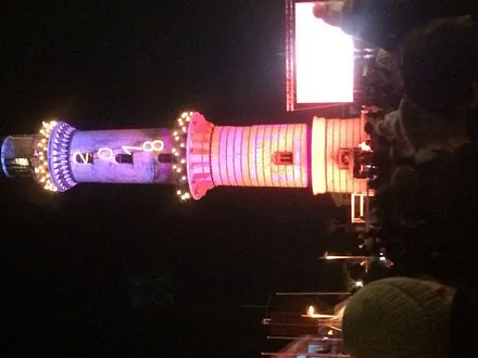 Leuchturm in Flammen