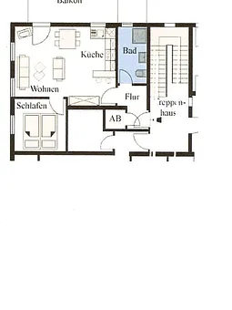 Grundriss der Wohnung