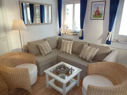 Wohnzimmer mit Schlafeckcouch