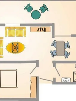 Grundriss Apartment Miramar