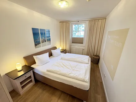 Schlafzimmer der Ferienwohnung