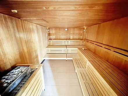Sauna im Wellnessbereich
