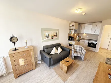 kombinierter Wohn-und Küchenbereich