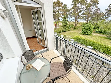 Haus Meeresblick Whg 1.18 bestuhlter Balkon