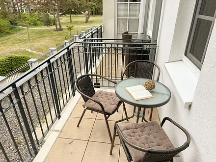 Haus Meeresblick Whg 1.18 bestuhlter Balkon