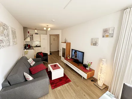 Wohnung  Ostseesilber - Wohnzimmer mit Couch