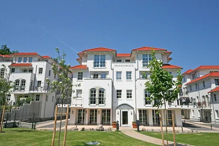 Blick zum Haupteingang Haus Meeresblick