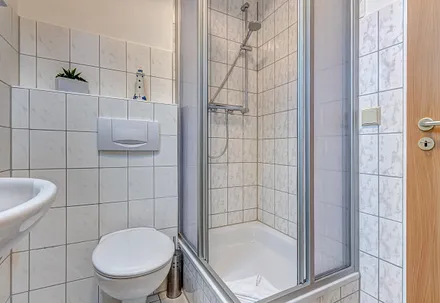 Tageslichtbad mit Dusche/WC & Fön