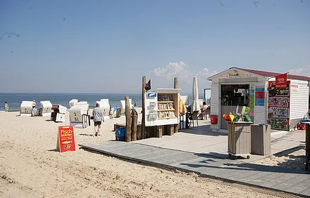 von Mai bis September inklusive Strandkorb