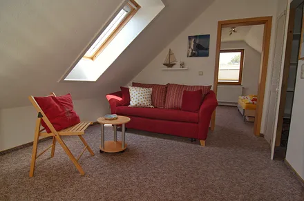 Offene Galerie mit Schlafcouch