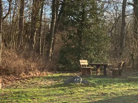 Teil des Grundstücks der Ferienanlage
