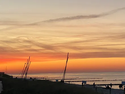 Sonnenuntergang im Oktober 