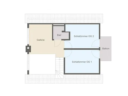 Grundriss Obergeschoss