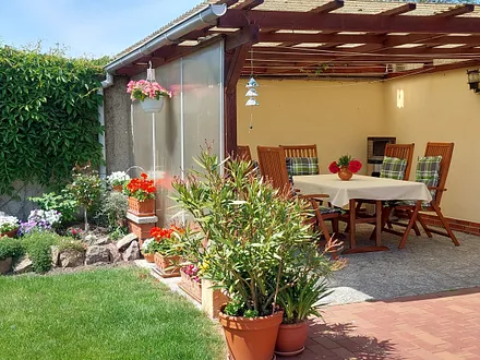 Sitzecke bei schlechtem Wetter