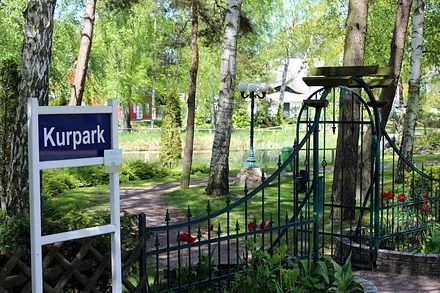 60 m bis zum Kurpark