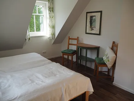 Schlafzimmer Obergeschoss (Grünes Zimmer)