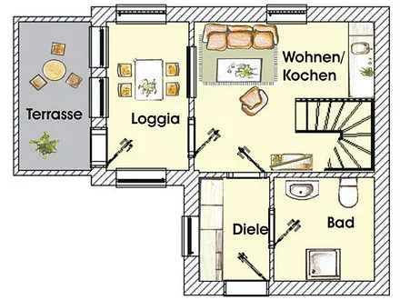 Grundriss Erdgeschoß