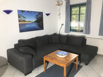 Die Sitzecke im Wohnzimmer