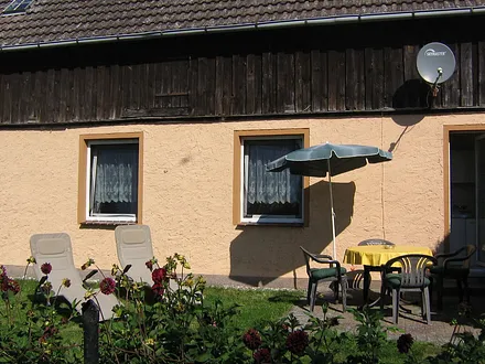 Terrasse an der Fewo