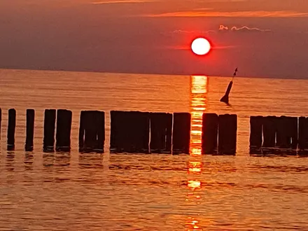 Sonnenuntergang in Dranske