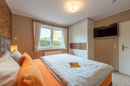 Schlafzimmer - Ferienhaus Lütten Kulli 