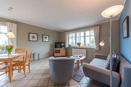 Wohnzimmer - Ferienhaus Lütten Kulli 