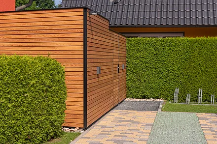 Fahrradunterstellplatz abschließbar - Ferienhaus Lütten Kulli 